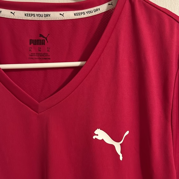 Puma Work Out Shirt Pink - Picture 3 of 4